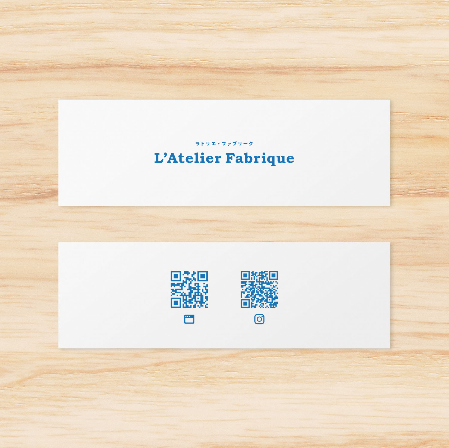 ラトリエ・ファブリーク-ショップカード